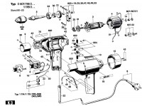 Bosch 0 601 114 042 Drill 220 V / GB Spare Parts